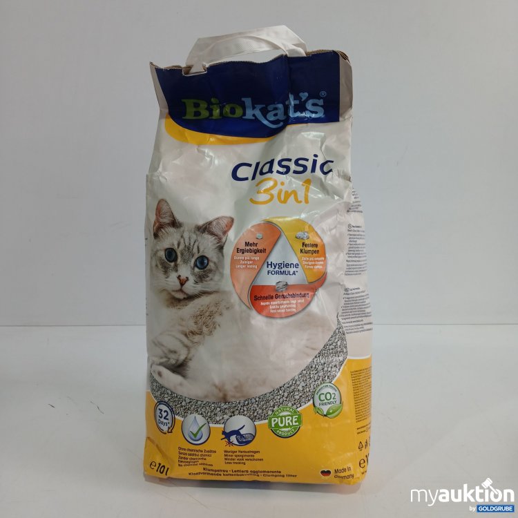 Artikel Nr. 804987: Bio Kats Classic 3in1 Katzenstreu 10L