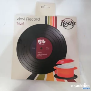 Auktion Vinyl Record Trivet Hot Pot 