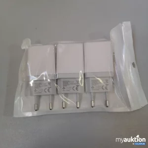 Auktion 12W USB Ladegerät 3 Stück 