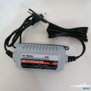 Auktion Motopower 12V 1000MA Automatic Battety Charger 