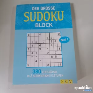 Auktion Großer Sudoku Rätselblock Band 1