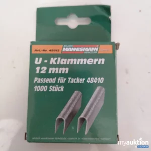 Auktion Mannesmann U-Klammern 12mm 1000stk