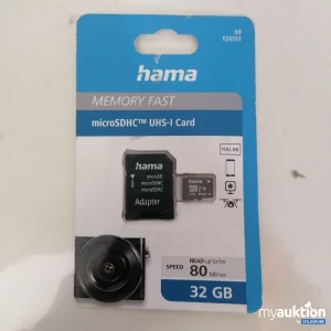 Artikel Nr. 758990: Hama Memory Fast microSDHC UHS-I Card 32Gb