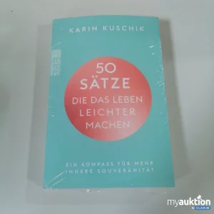 Auktion "50 Sätze für ein leichteres Leben"