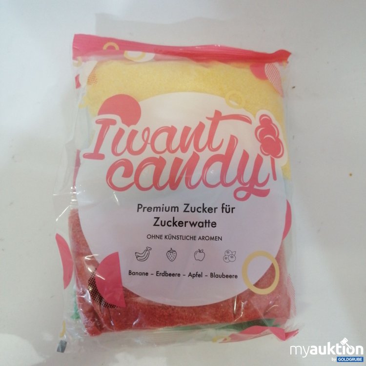 Artikel Nr. 743993: Iwant candy Premiumzucker für Zuckerwatte 800g