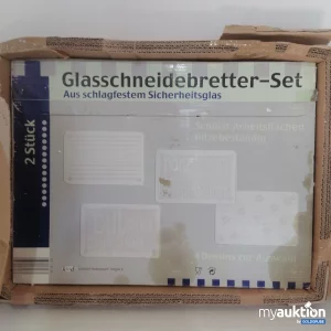 Auktion Glasschneidebretter-Set 2 Stück 