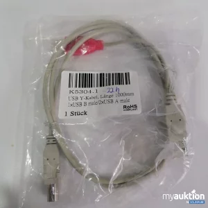 Auktion Usb Y Kabel 1000mm K5304. 1