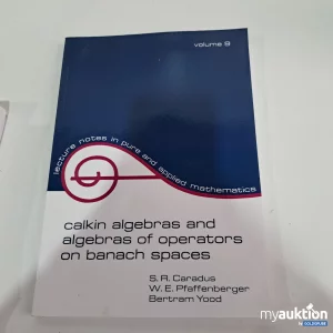 Artikel Nr. 794994: Calkin Algebras and algebras of operators on banach spaces volume 9